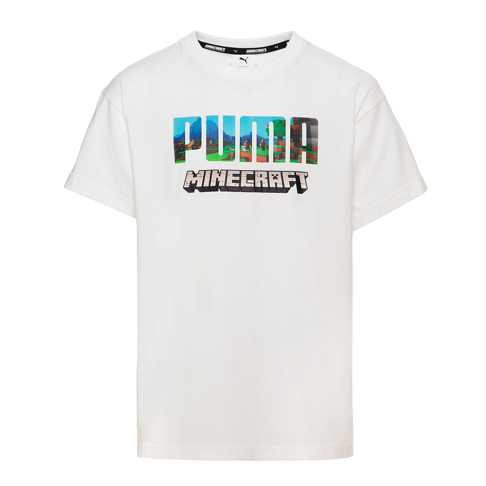 Купить PUMA Подростковая футболка PUMA x Minecraft Relaxed Tee за 2 199 рублей в Москве и с доставкой по России