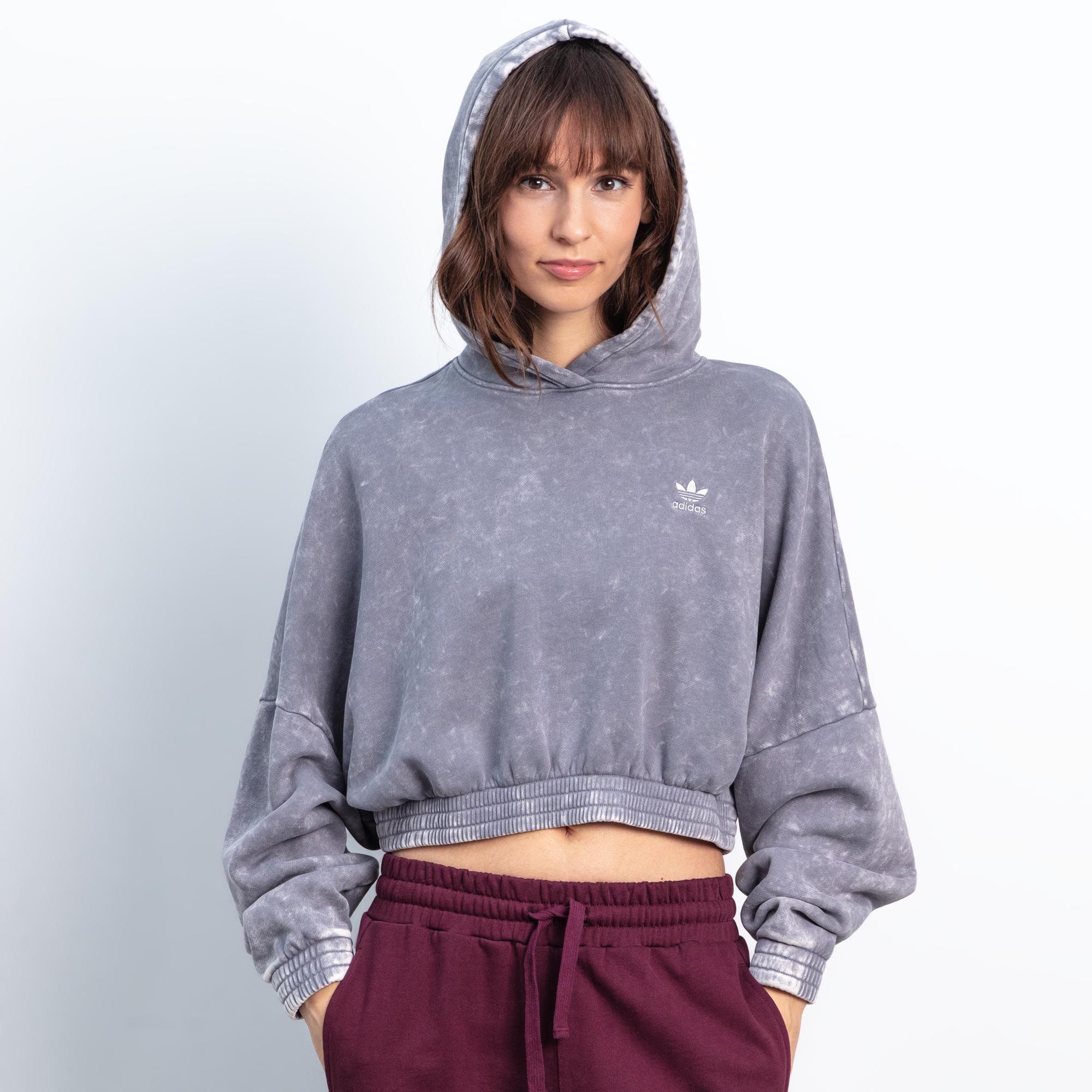 Купить ADIDAS Худи жен. WASH CROP HOOD      GRETHR за 6 499 рублей в Москве и с доставкой по России