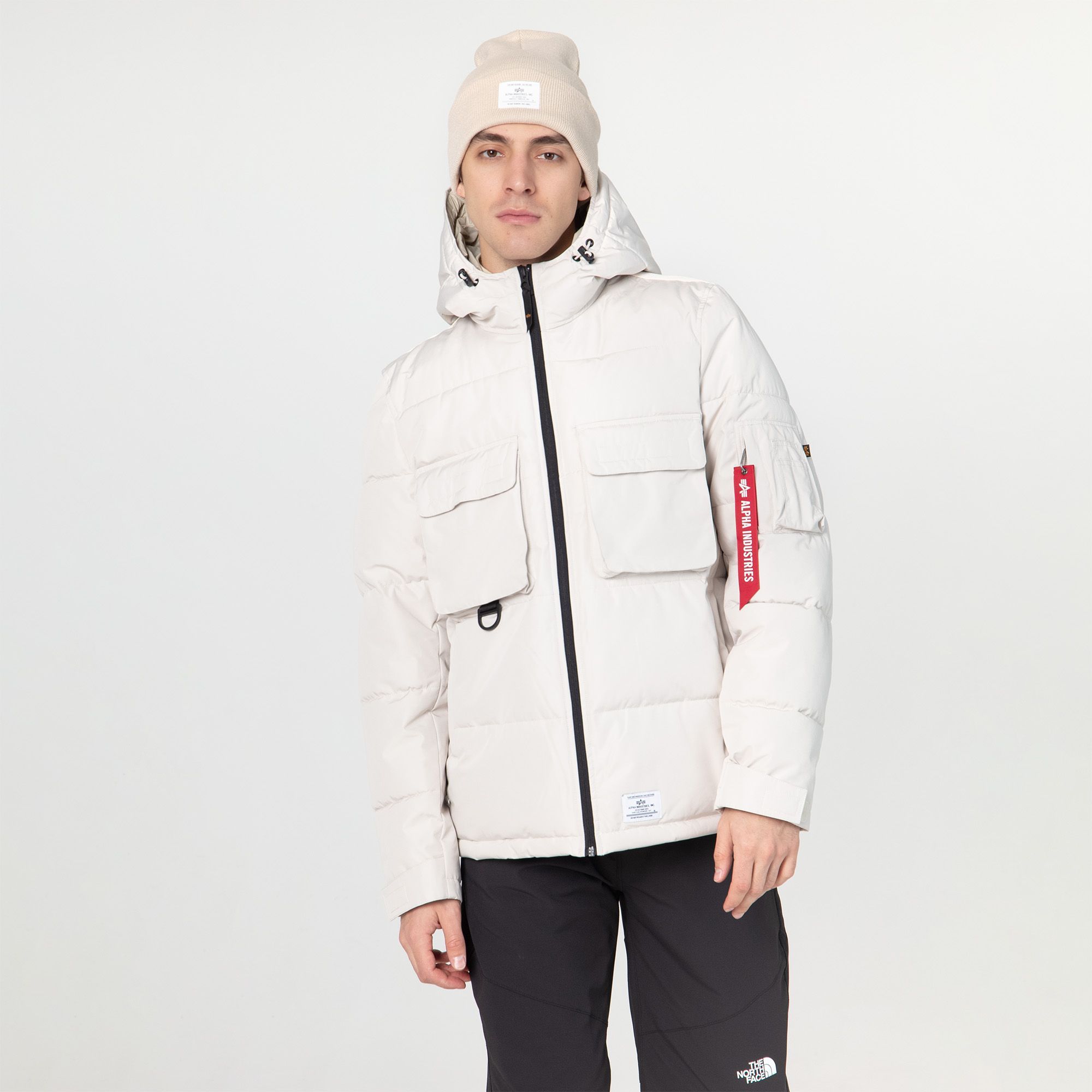 Купить Alpha Industries Мужской пуховик Alpha Industries Hooded Puffer Jacket за 20 999 рублей в Москве и с доставкой по России