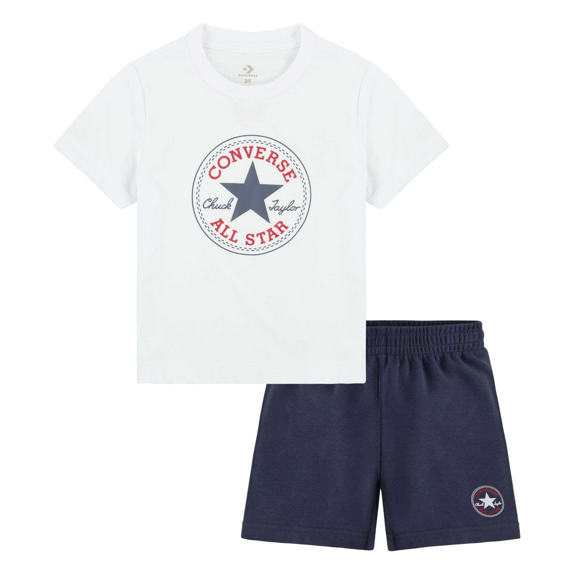 Купить CONVERSE Детский костюм Converse Core Short-Sleeve Tee & Fit Short Set за 2 599 рублей в Москве и с доставкой по России